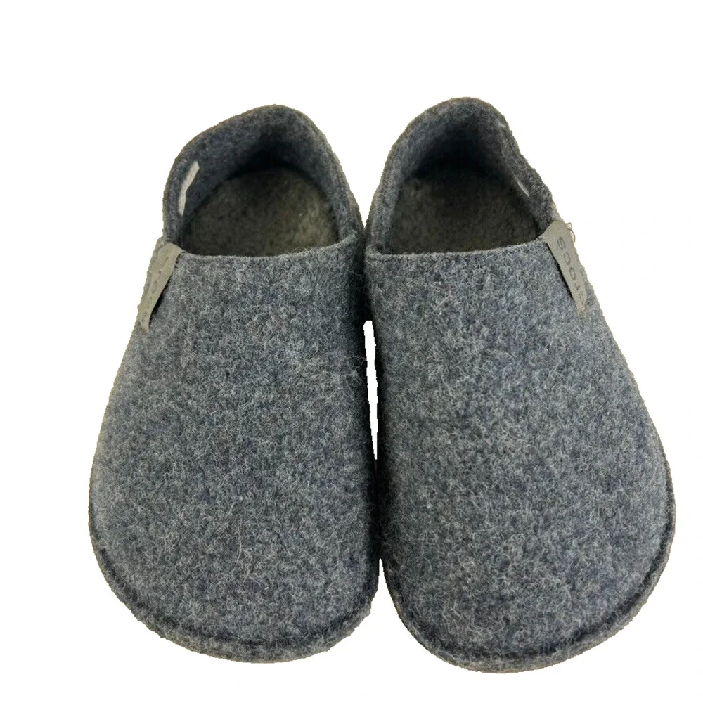 CROCS Unisex Youth Boy 3 Girls 5 Classic Convertible Fuzzy Slippers 205837